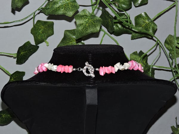DSCN0808 collier rose pendentif fée